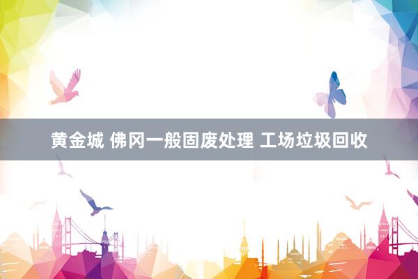 黄金城 佛冈一般固废处理 工场垃圾回收